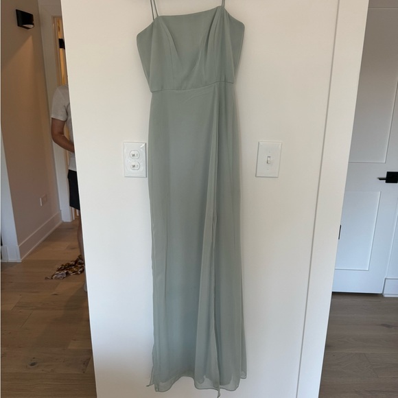 Thread Bridesmaid Dress in Sage - Picture 3 of 4